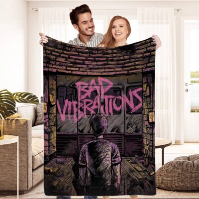 A Day To Remember Blanket Bad Vibrations Blanket
