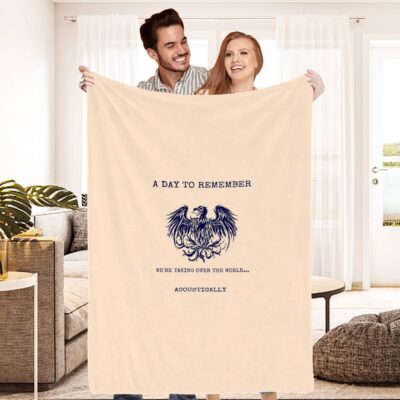 A Day To Remember Blanket Talking Over The World Blanket