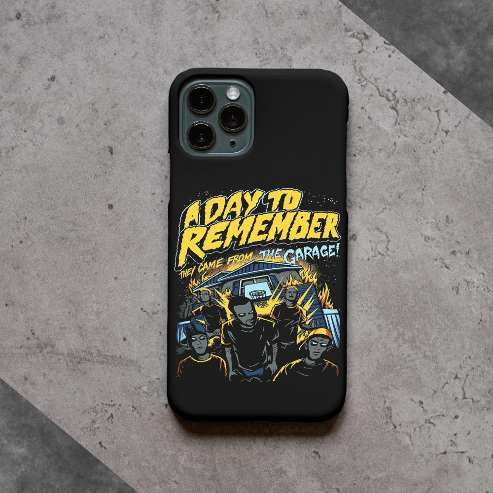 A Day To Remember Band Mens Black Phonecase