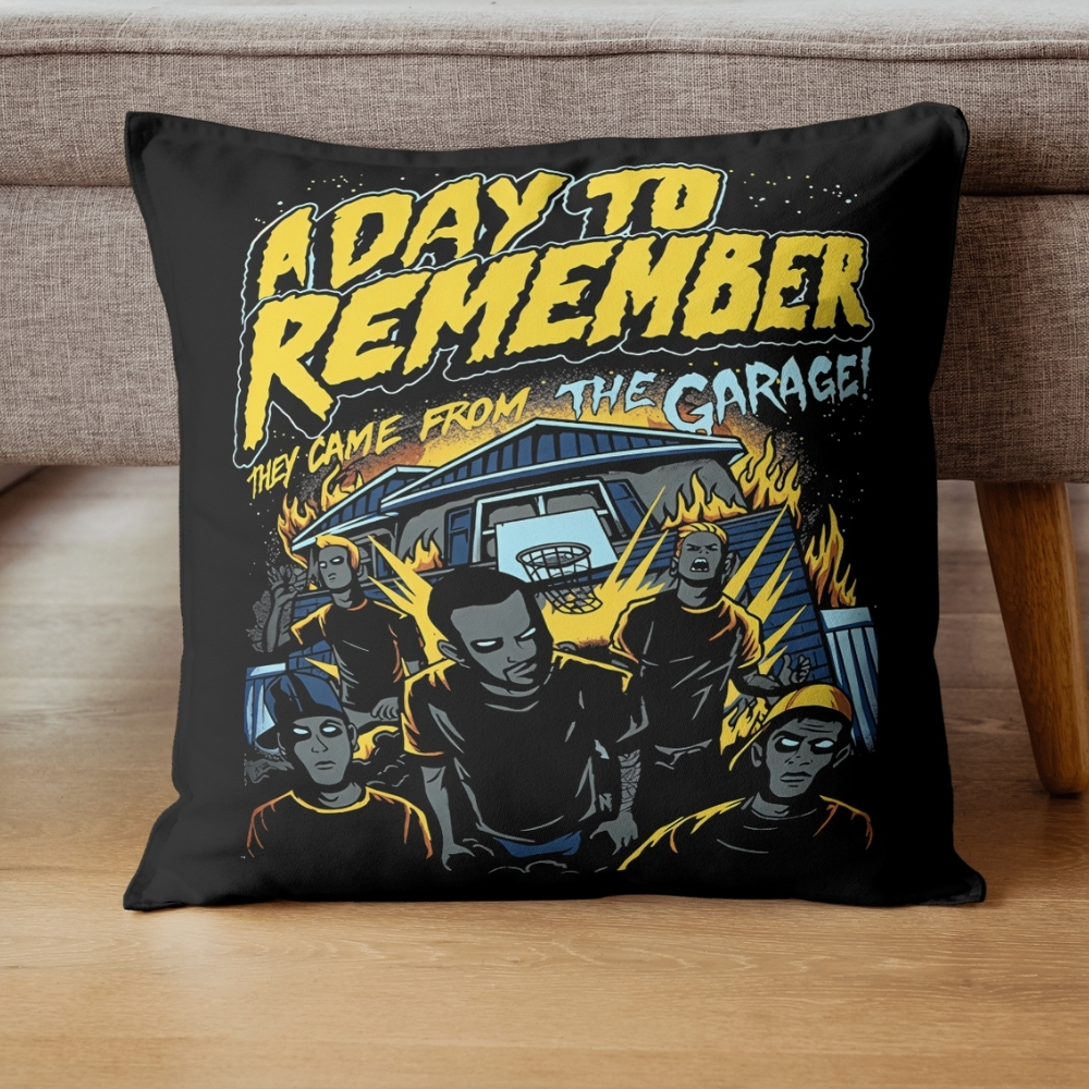 A Day To Remember Band Mens Black Pillow