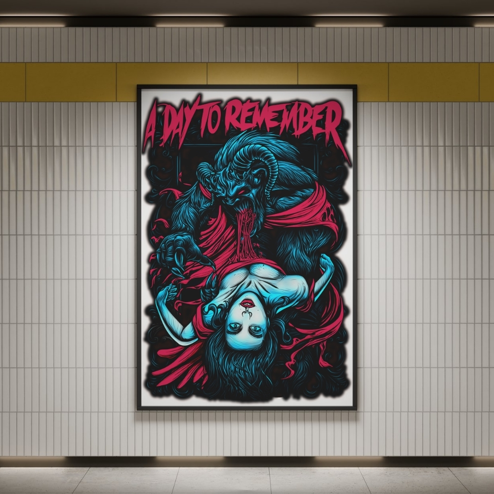 A Day To Remember Beauty & the Beast Wall Art