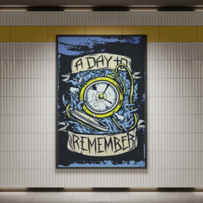 A Day To Remember Chrome Bird Wall Art
