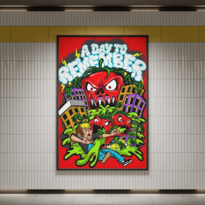 A Day To Remember Killer Tomato Wall Art