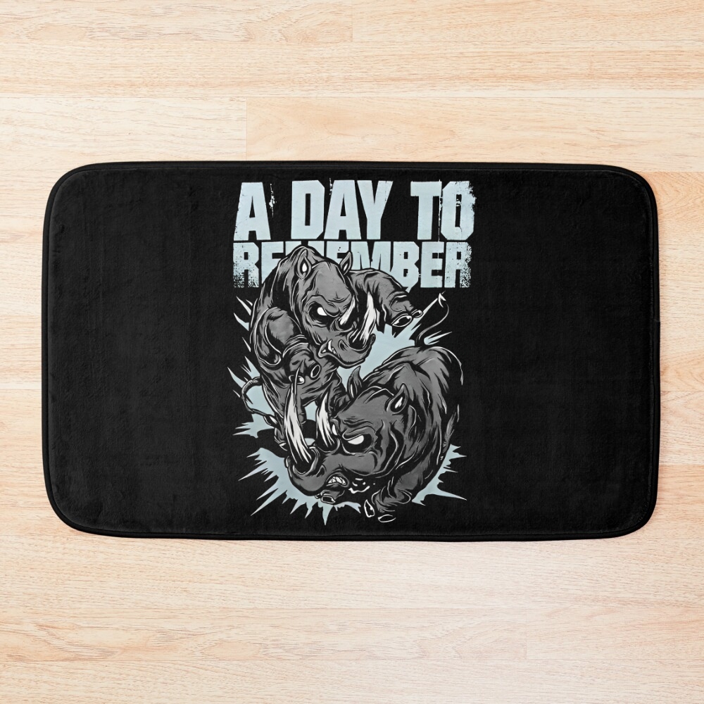 A Day To Remember Men's Rhino Bath Mat