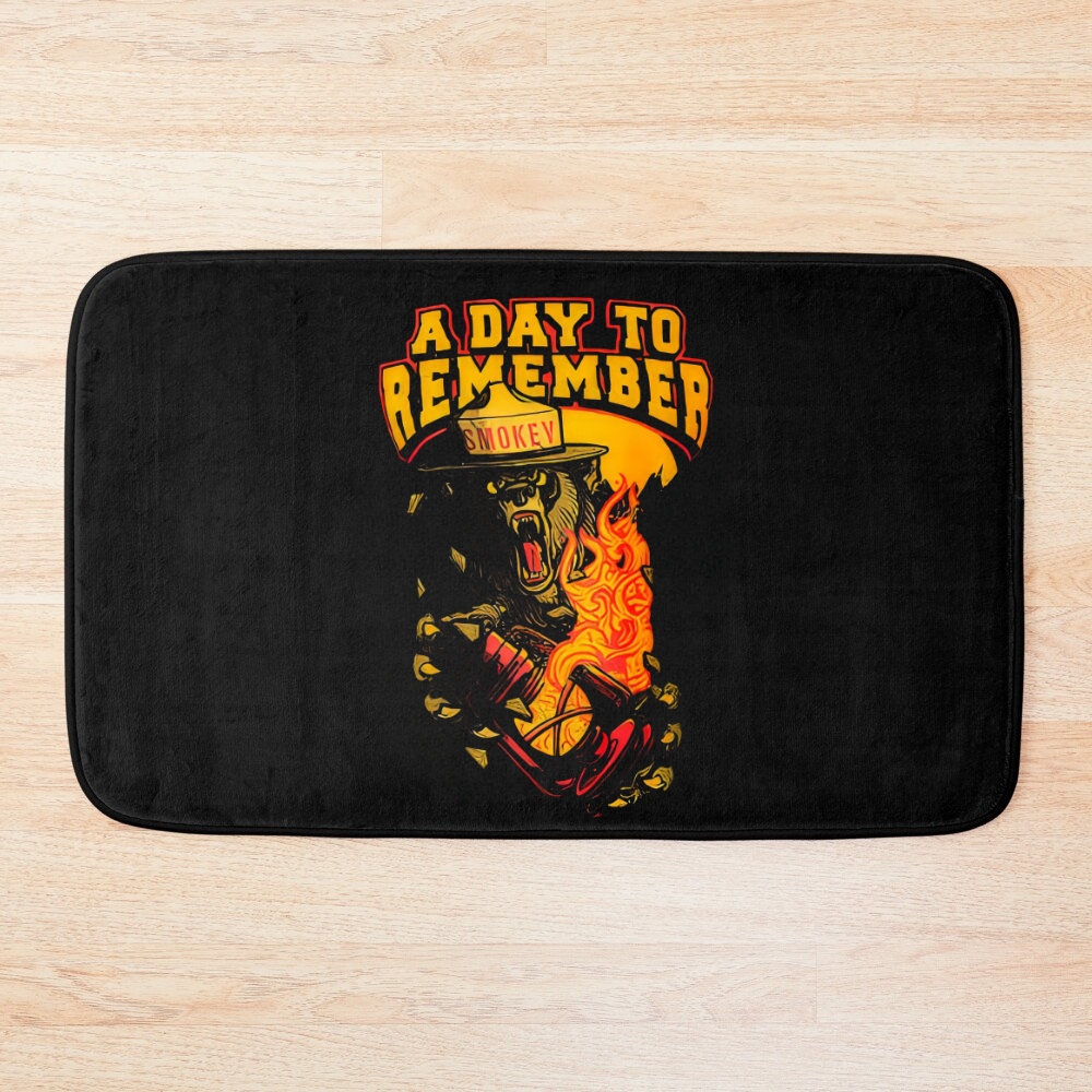 A Day To Remember Smokey Bath Mat