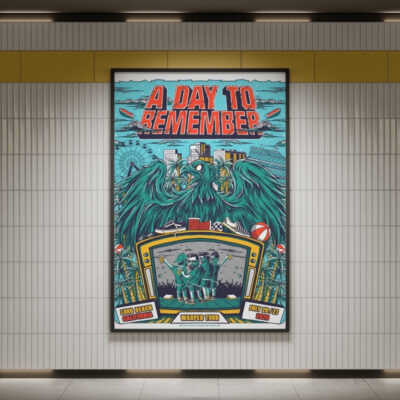 A Day To Remember Warped Tour Wall Art