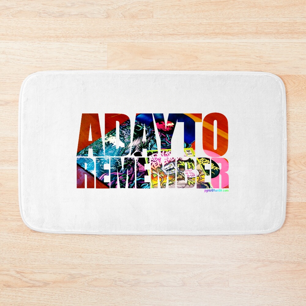 A Day to Remember Clolorful Logo Bath Mat