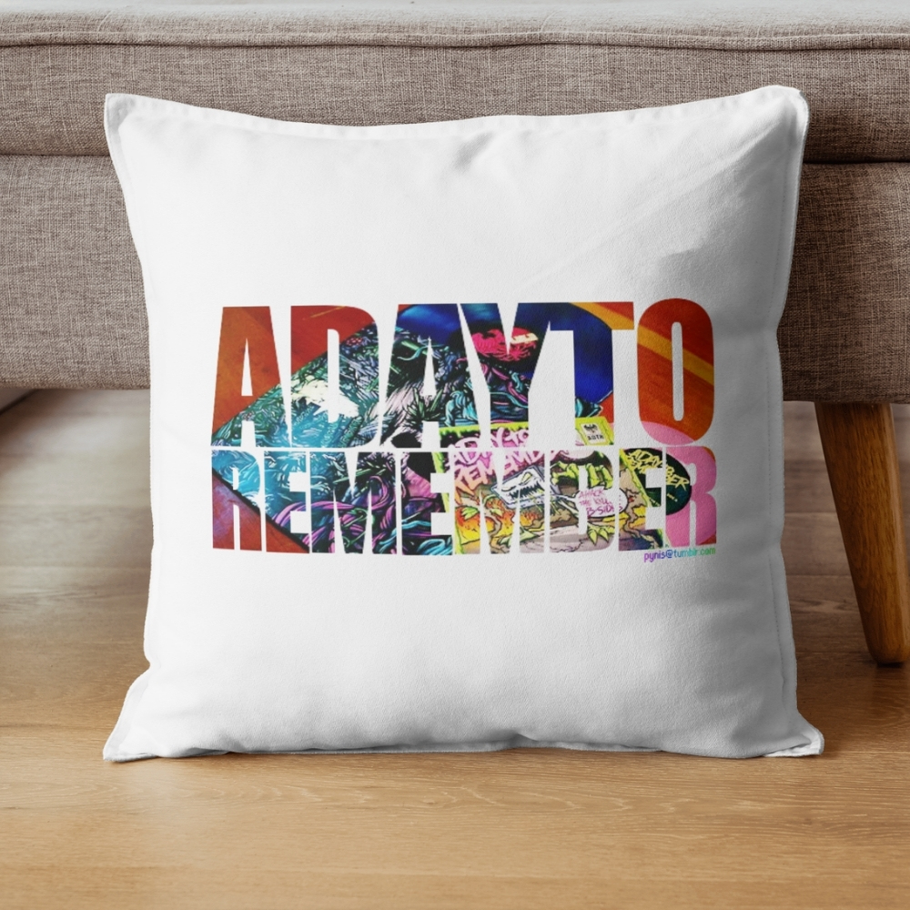 A Day to Remember Clolorful Logo Pillow