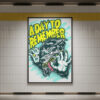 ADTR20Werewolf20Hardcore20Punk20Rock20Monster20Wall20Art - A Day to Remember Shop