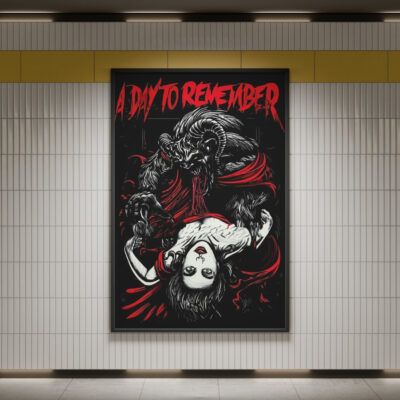 New A Day To Remember Beauty & the Beast Wall Art