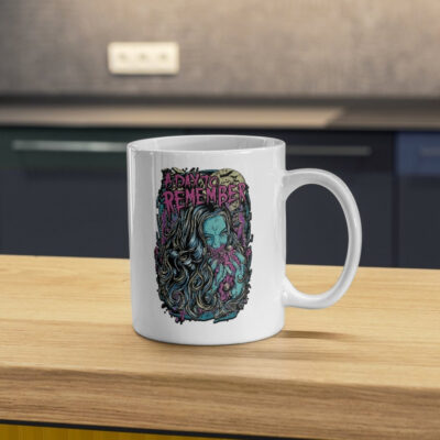 Vintage 2000s A Day To Remember AOP Graphic Mug
